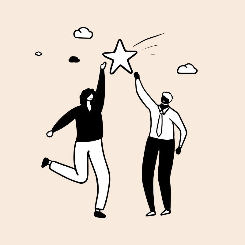 Ivory High Five Star